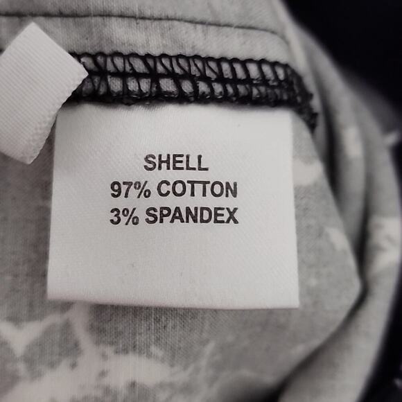 Calvin Klein black and white abstract cropped pants size 8 - Picture 6 of 6